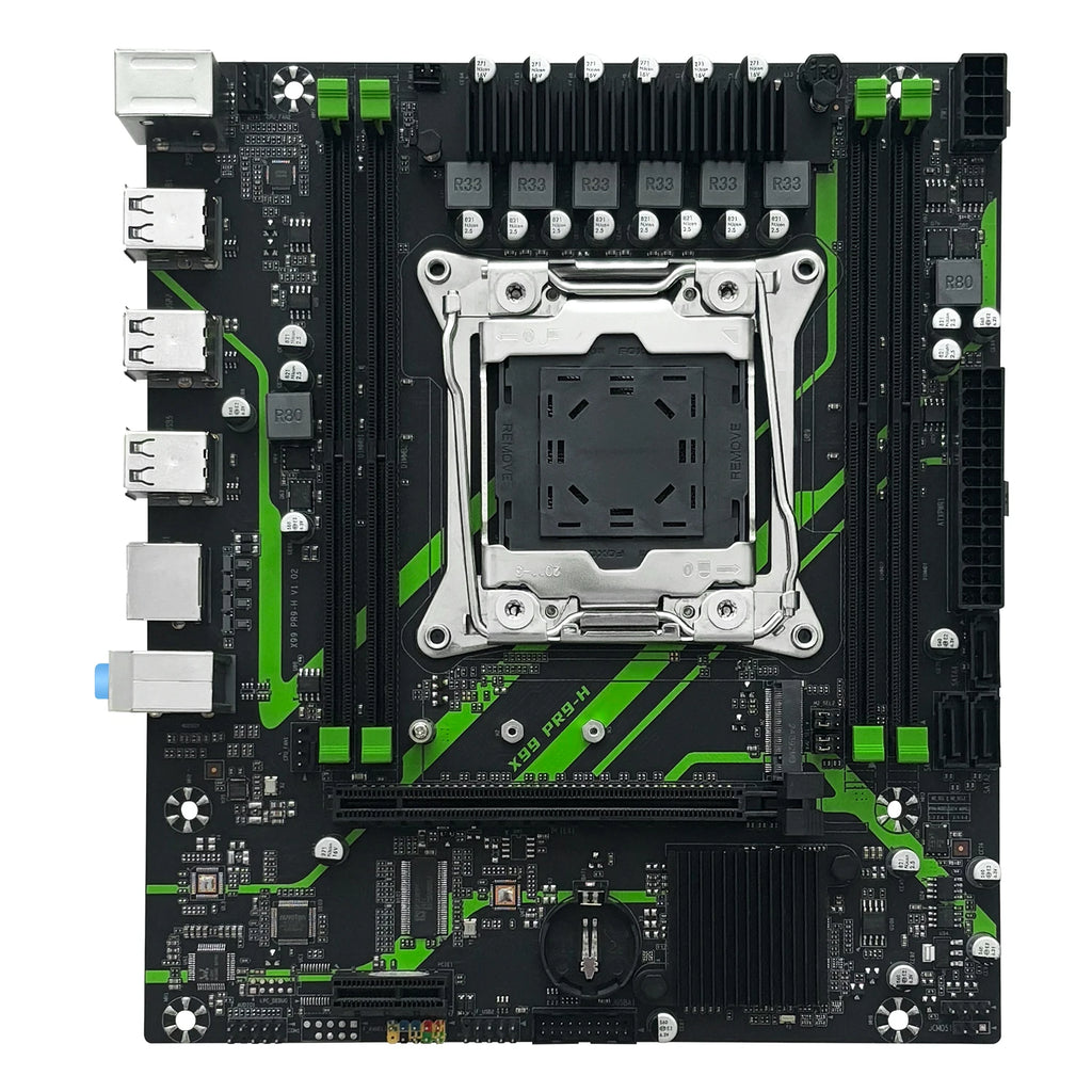 PR9-H MACHINIST X99 Motherboard LGA 2011-3 Set Combo Optional Xeon E5 2670 V3 CPU Processor 16G DDR4 ECC RAM Memory NAME M.2