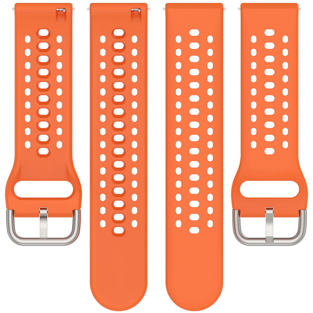 22mm Official Silicone Strap For Amazfit Bip 6 Balance 2 Breathable Bracelet Wristband For Amazfit T-Rex3 Pro GTR 4/3 Helio Belt
