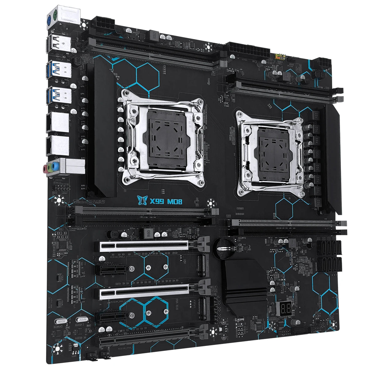 MACHINIST X99 MD8 Dual CPU Motherboard Optional Kit Set Intel Xeon E5 2680 V4 LGA2011-3 DDR4 32GB RAM C612 Chip Server Computer