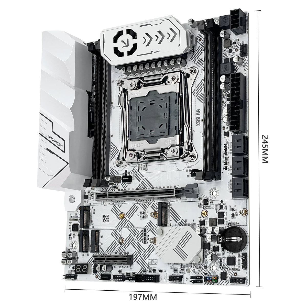 New X99 U9 MACHINIST X99 Motherboard Set Kit Optional LGA2011-3 Xeon E5 2630 V4 CPU Support TPM2.0 DDR4 Memory NVME M.2 usb3.0