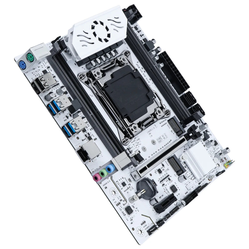 SOYO X99 Gaming Motherboard Set C612 Chipset TPM2.0 Pin with E5 2680 V4 CPU & DDR4 16G (2*8G) 2133MHz RAM PCIE3.0 for Desktop PC