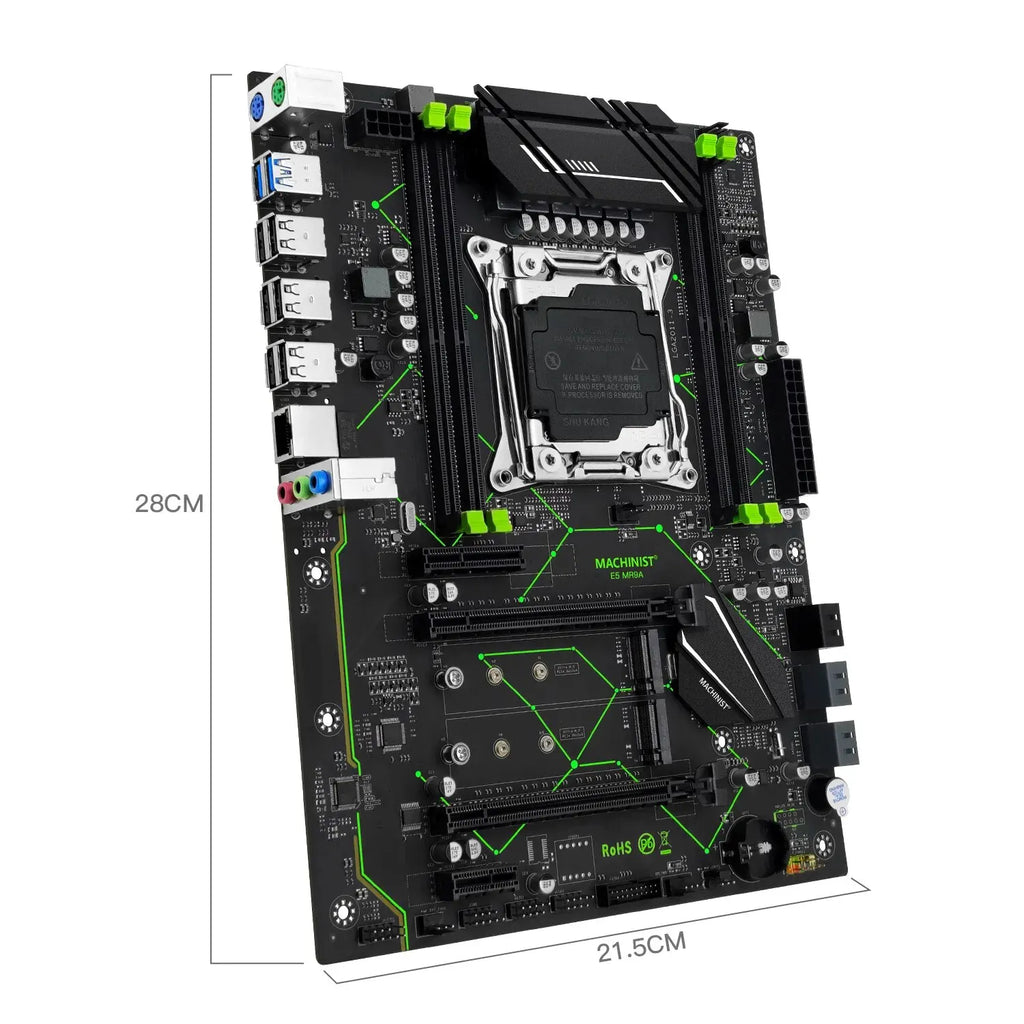 MACHINIST E5 MR9A V1.0 X99 Motherboard Support LGA 2011-3 Xeon E5 V3 V4 CPU Processor DDR4 RAM Memory ATX NVME M.2 USB3.0