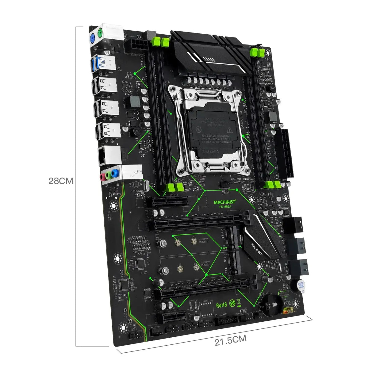 MACHINIST E5 MR9A V1.0 X99 Motherboard Support LGA 2011-3 Xeon E5 V3 V4 CPU Processor DDR4 RAM Memory ATX NVME M.2 USB3.0