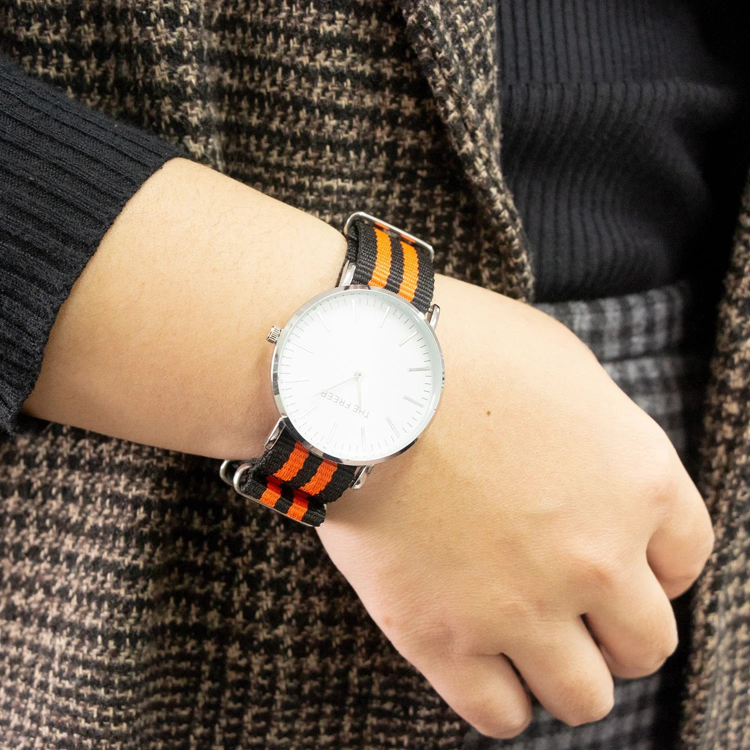 Durable Striped Nylon Wristband Bracelet Style Watch Band 18MM 20MM 22MM 24MM Universal Strap for Sport Casual Watches
