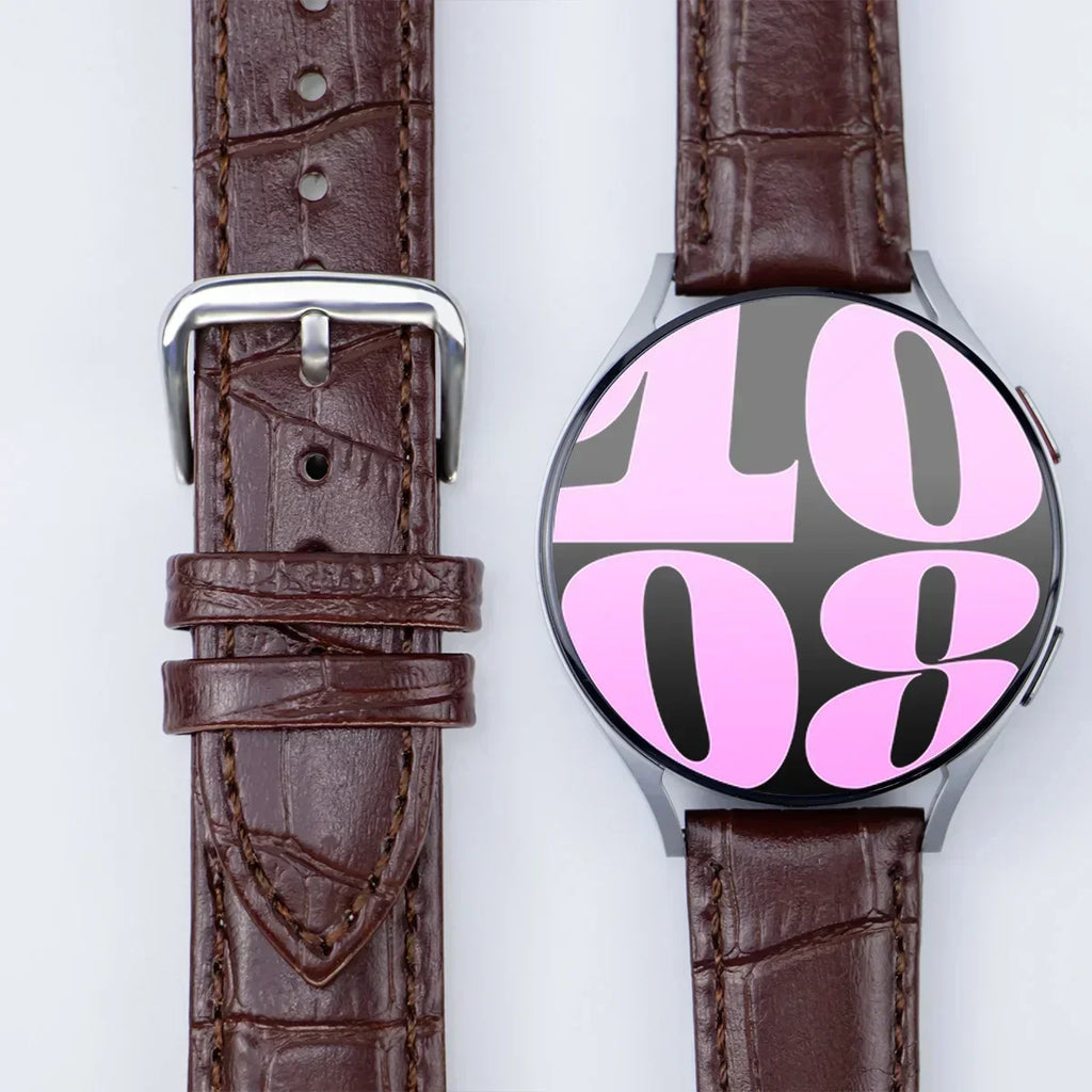 Soft Wrist Watch Bands Comfortable Leather Watch Strap 12/14/16/18/20/22/24 mm Watch Pin buckle Band