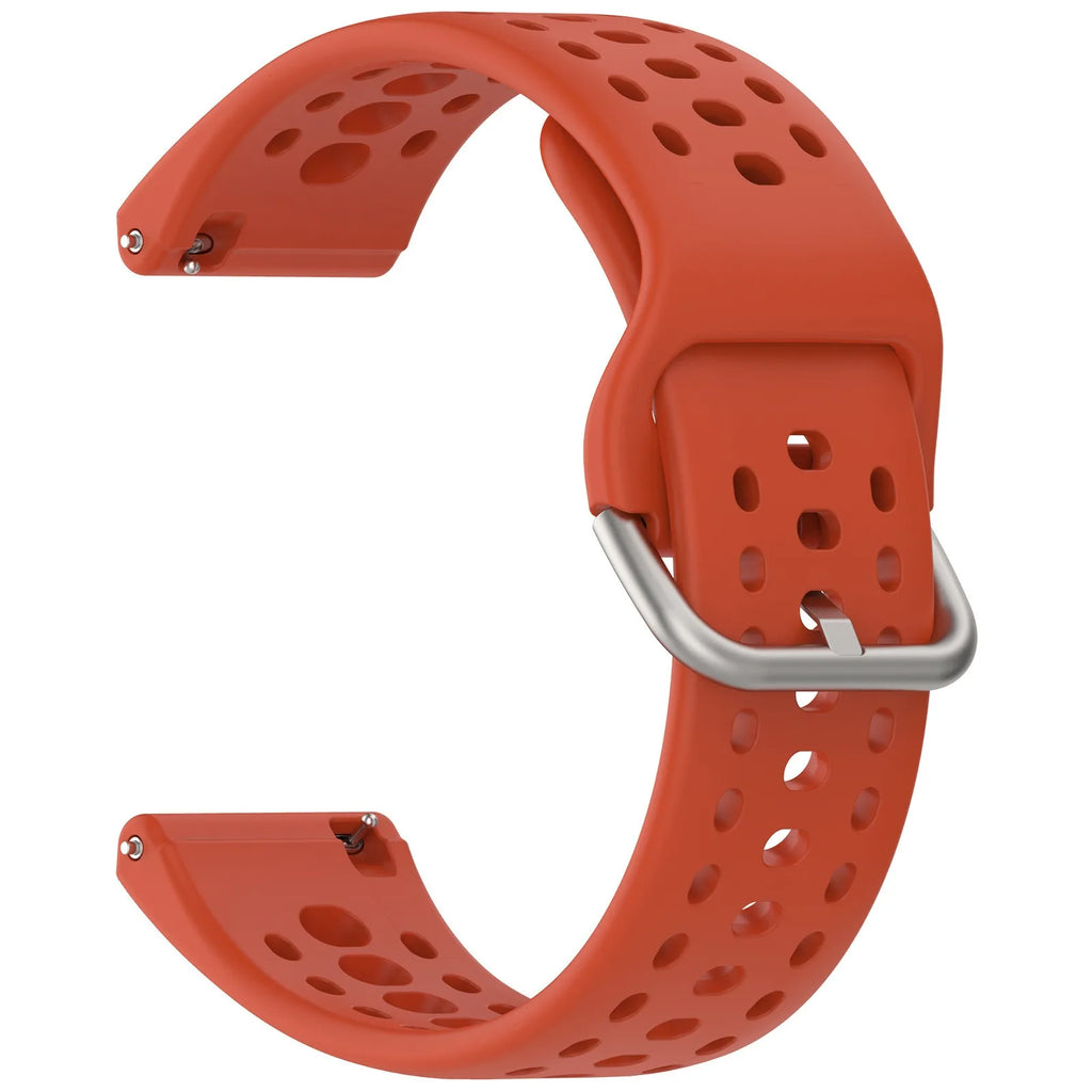 22mm Official Silicone Strap For Amazfit Bip 6 Balance 2 Breathable Bracelet Wristband For Amazfit T-Rex3 Pro GTR 4/3 Helio Belt