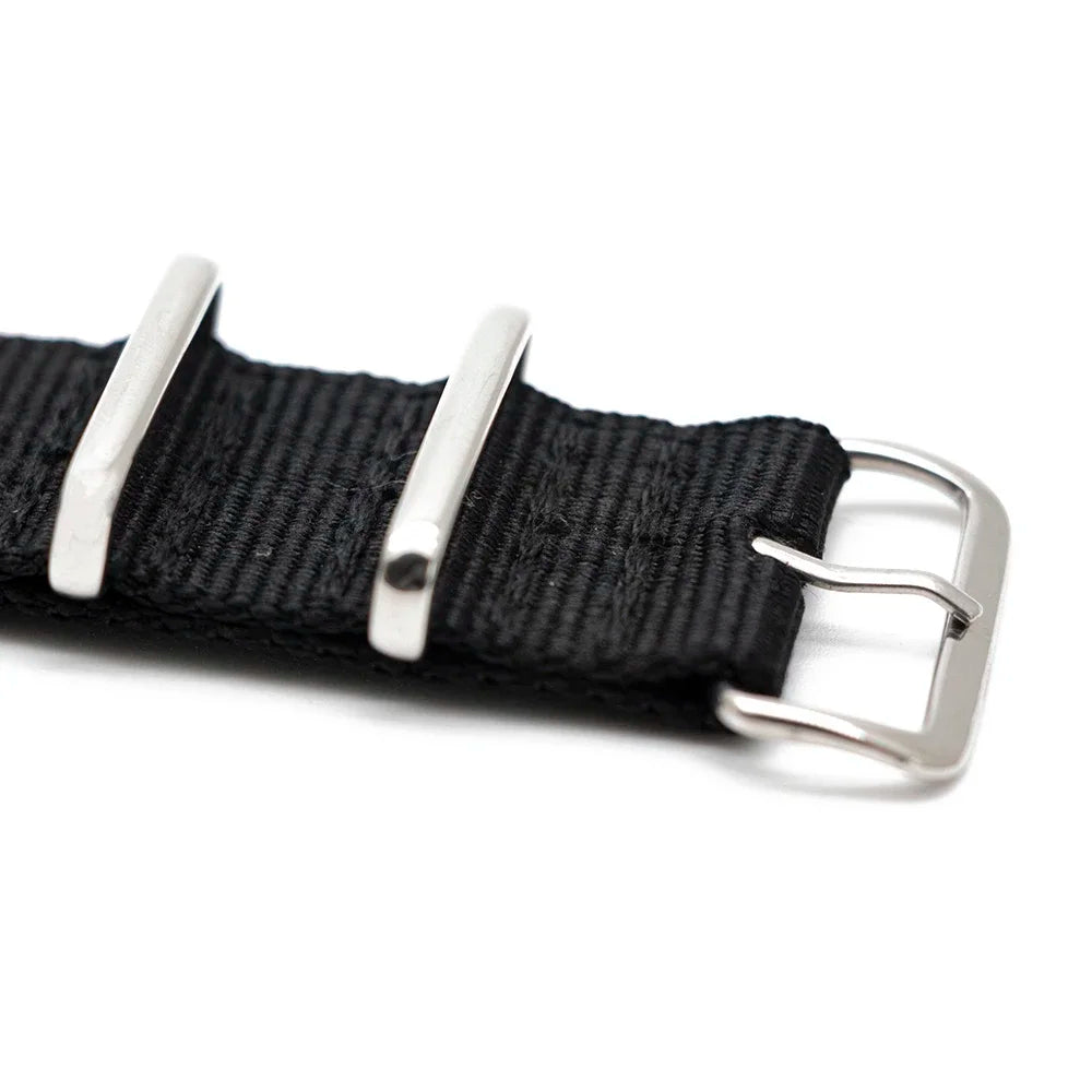 Durable Striped Nylon Wristband Bracelet Style Watch Band 18MM 20MM 22MM 24MM Universal Strap for Sport Casual Watches
