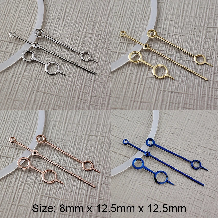 Watch Accessories NH35 Hands no Luminous Hollow out Hands Suitable for NH35/NH36/4R/7S Movement