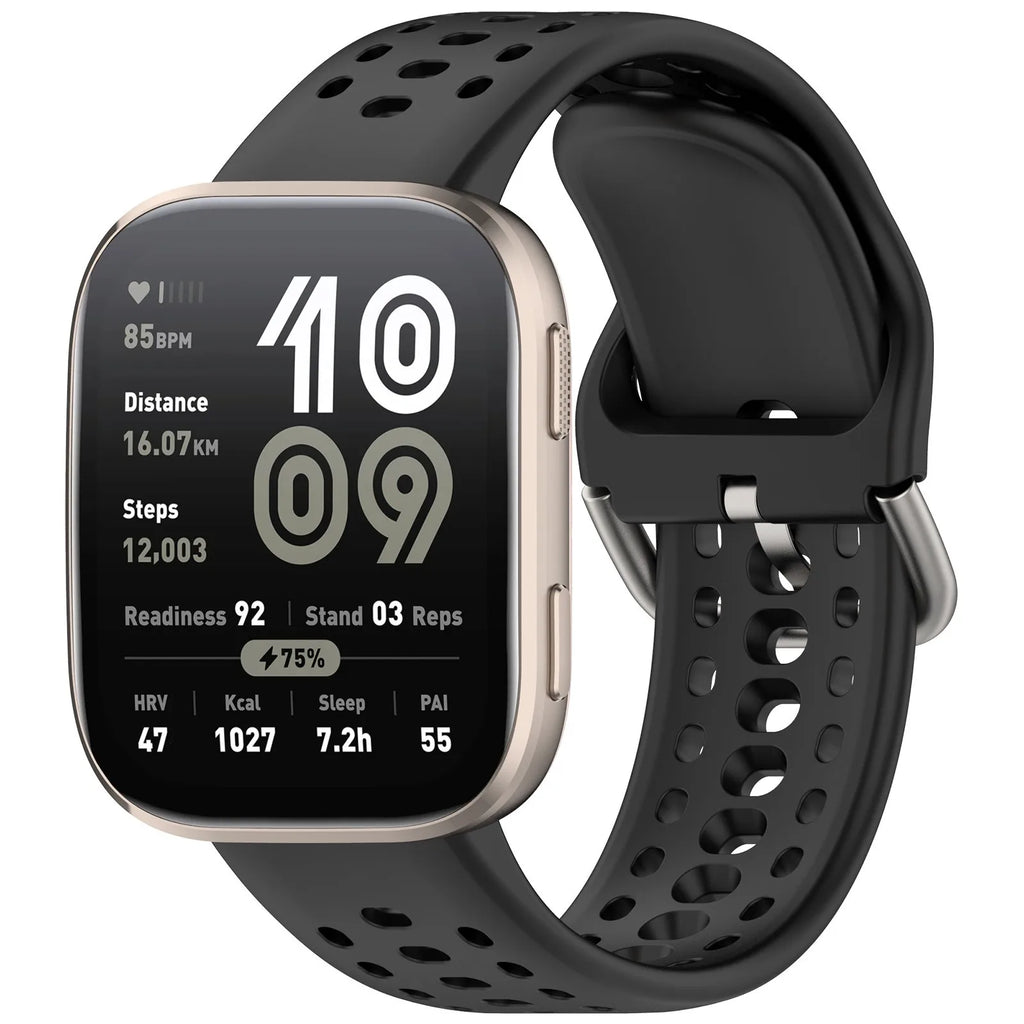 22mm Official Silicone Strap For Amazfit Bip 6 Balance 2 Breathable Bracelet Wristband For Amazfit T-Rex3 Pro GTR 4/3 Helio Belt
