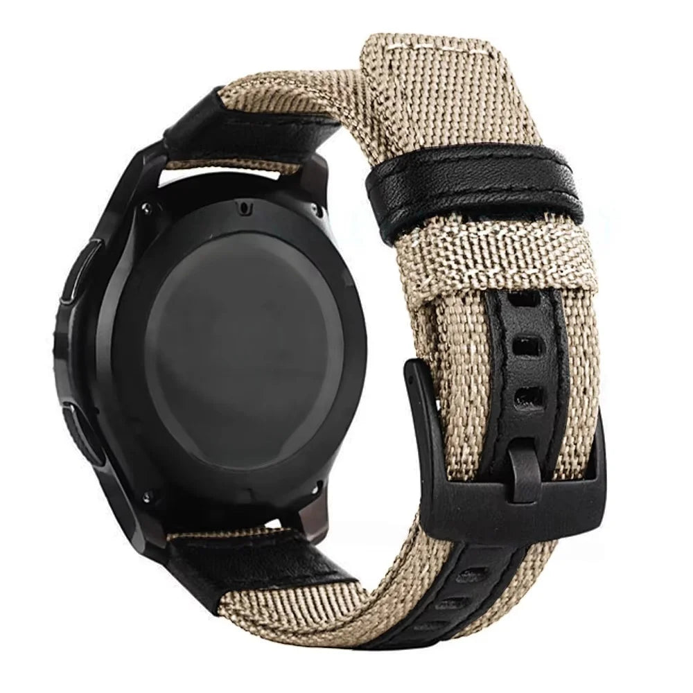 Nylon Quick Release Watch Bands Replacement Canvas Fabric Sport Strap 20mm 22mm Sport Wristband for Samsung for HUAWEI Watch GT3