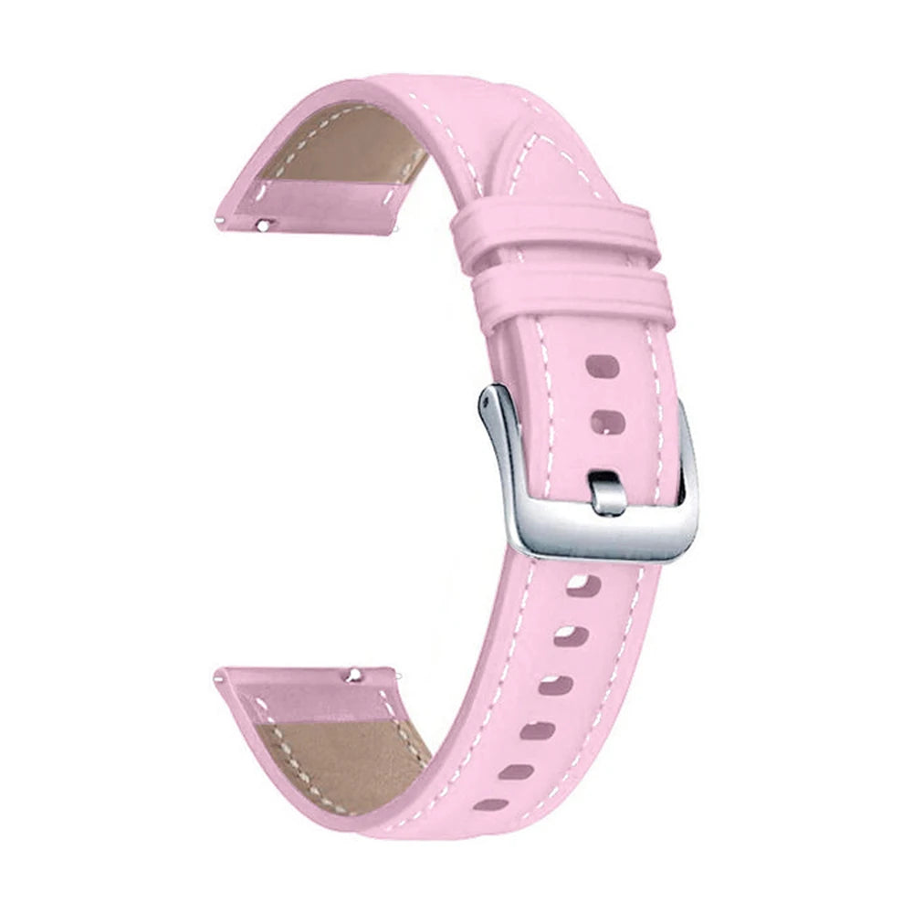 Leather 20MM Watch Band Wristband For Huawei Watch GT2/GT3 Pro 42mm 43mm Smartwatch Bracelet For GT 3 42mm Strap Watchbands Belt